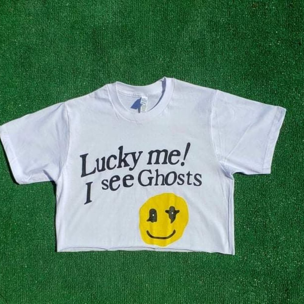 NEW LUCKY ME I SEE GHOST T SHIRT